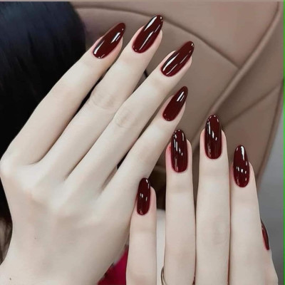 [Chai Lẻ] Sơn Gel Đỏ Mận MXBON Cao Cấp Số 6 Đặc Biệt 15ml Siêu Đậm Mướt, Dễ Kéo, Cần Dùng Đèn Hơ Nhanh Khô, Sơn Móng Làm Nail Đỏ Đô, Đỏ Mận