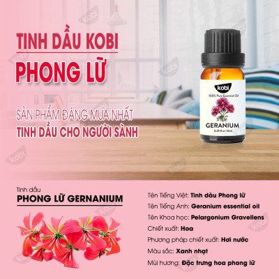 Tinh Dầu Phong Lữ Kobi Giúp Thơm Phòng, Giảm Stress, Chống Viêm Nhiễm (100ml)
