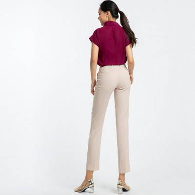 Quần Ống Đứng Nữ Công Sở Cao Cấp Thời trang thiết kế Hity PAN042 (Kem Champagne)