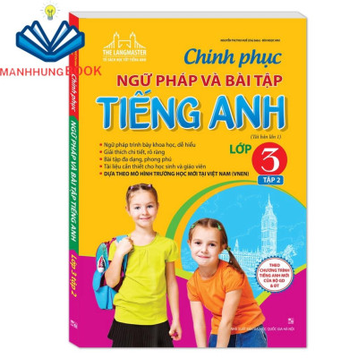Sách - Combo 3c Chinh phục ngữ pháp và bài tập tiếng Anh lớp 3(t1+t2) ;Từ điển tiếng việt dành cho học sinh (khổ nhỏ)