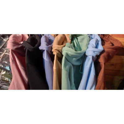 Áo Hoodie BASIC màu trơn Áo nỉ có mũ unisex nam nữ full size M L XL XXL