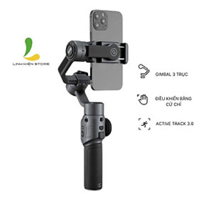 Gimbal Zhiyun Smooth 5S / Smooth 5S combo - Tay cầm chống rung 3 trục cho điện thoại phiên bản nâng cấp có joystick Zoom và Focus độc quyền - Hàng nhập khẩu