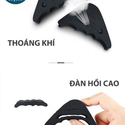 Combo 01 cặp lót mũi giày cao su non và 01 cặp lót gót chân 2 trong 1 - buybox - BBPK09&50