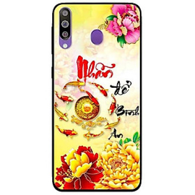 Ốp lưng dành cho Samsung Galaxy M30 mẫu Thư Pháp Nhẫn Bình An
