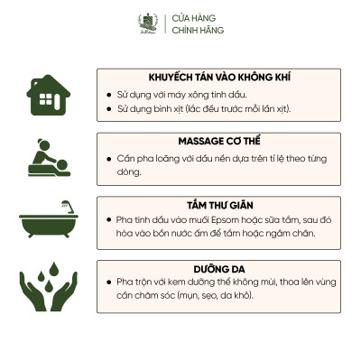 Tinh Dầu Sả Hoa Hồng - 100% Nguyên Chất Hữu Cơ - Le Rustique - Tinh Dầu Bản Địa Ấn Độ