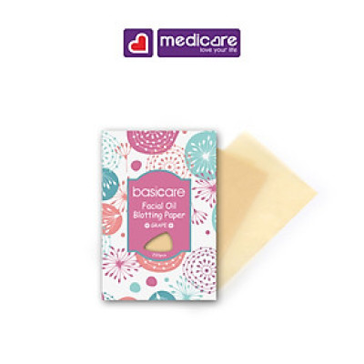 Giấy thấm dầu BASICARE hương nho 200pcs 1870