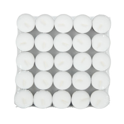 Bộ 50 nến cốc | JYSK Regner | paraffin | trắng