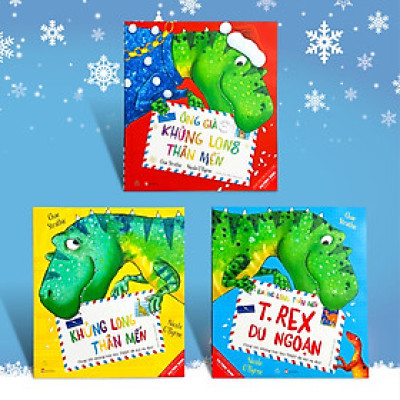 Sách - Bộ Khủng Long Thân Mến (3 cuốn) - Bìa mềm - Sách song ngữ Việt-Anh