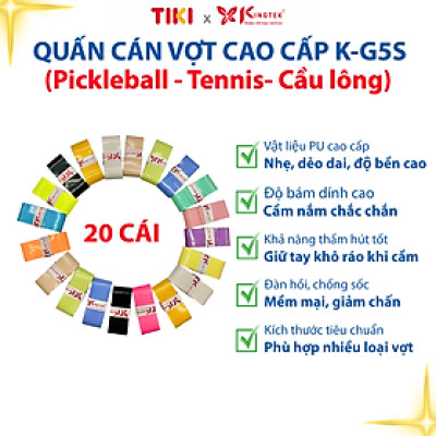 Quấn Cán Vợt KINGTEK K-G5S | Overgrip Cao Cấp Cho Pickleball  / Cầu Lông / Tennis | Êm Tay – Chống Trượt – Hút Mồ Hôi