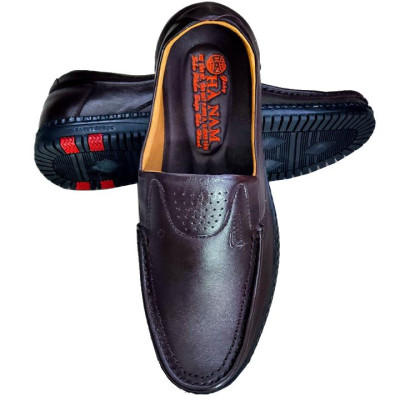 Giày mọi nam da bò thật HÀ NAM cao cấp GM2036