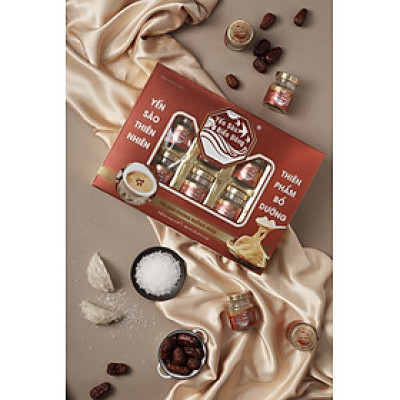 Yến Chưng Sẵn Vị Đường Phèn YẾN SÀO BIÊN ĐÔNG EAST SEA NEST 15% Tổ Yến - Hộp 6 hũ x 70ml