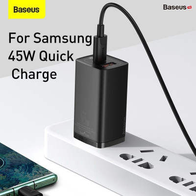 Củ sạc siêu nhanh, nhỏ gọn Baseus GaN2 Lite Quick Charger 65W - Hàng chính hãng