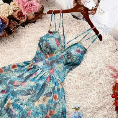 Đầm voan nữ  maxi sang chảnh, chất voan mềm mịn mặc lên tôn dáng cực đẹp