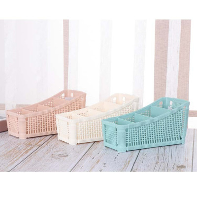 khay tiện ích 4 ngăn Hàn quốc cao cấp kệ khay đựng bút đựng mỹ phẩm đa năng