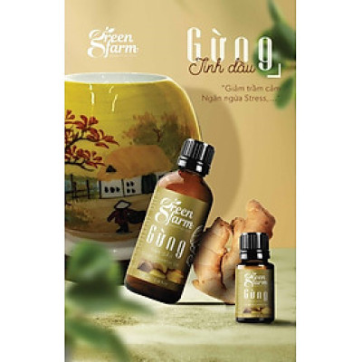 Tinh dầu  gừng Greenfarm 50ml
