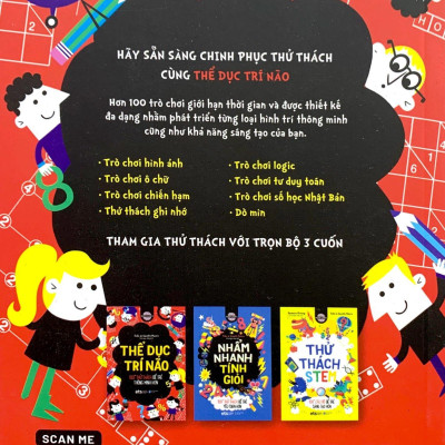 Thể Dục Trí Não - 100+ Thử Thách Để Trẻ Thông Minh Hơn