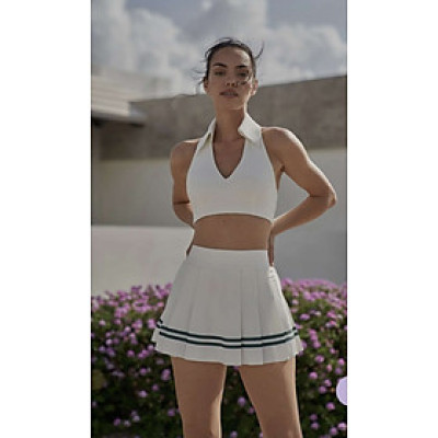 Chân váy nữ dáng ngắn xòe chơi Pickle ball, tennis, gym thời trang cho nữ