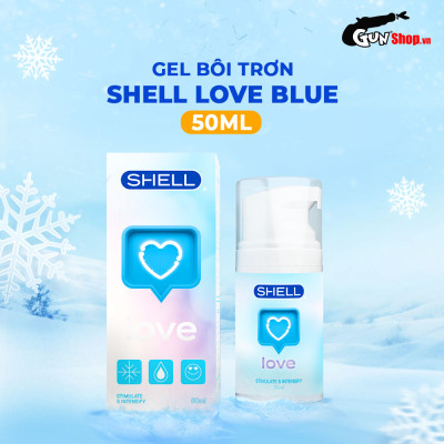 Gel bôi trơn tăng khoái cảm nữ Shell Love Blue - Chai 50ml