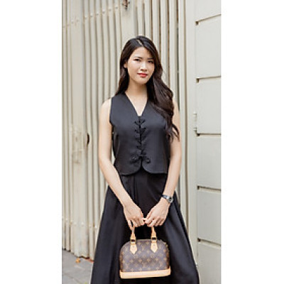 Chân váy xoè nhẹ Madge thiết kế cao cấp WHITE CHIC