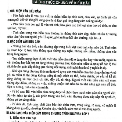 Hướng Dẫn Nói Và Viết Văn Biểu Cảm - Tự Sự - Thuyết Minh Lớp 7 (Biên Soạn Theo Chương Trình gdpt mới)