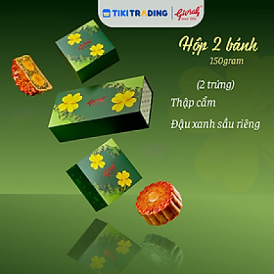 Hộp 2 Bánh Trung Thu Givral Song Lộc 1 (200gr)