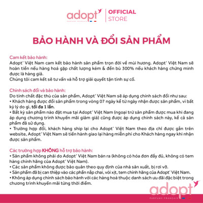 Nước hoa nam chính hãng Adopt