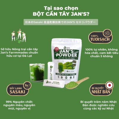 Bột Cần Tây Sấy Lạnh Jan