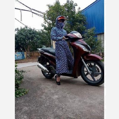 Áo chống nắng toàn thân 2 lớp vải thô