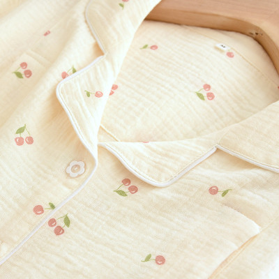 Bộ Đồ Bầu Và Sau Sinh Xô Muslin Cổ Tròn B2541 Hồng Phấn