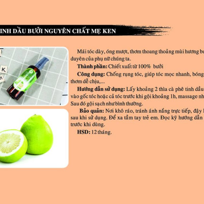 COMBO DẦU GỘI VÀ TINH BƯỞI MẸ KEN