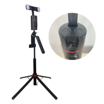 Combo Gậy chụp ảnh có chân P185 và Gimbal P02 xoay 360 độ hỗ trợ quay video chụp ảnh, có đèn và remote từ xa - Hàng chính hãng