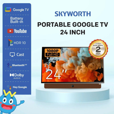 Skyworth Google TV 2K FHD 24P6300 - Hàng chính hãng