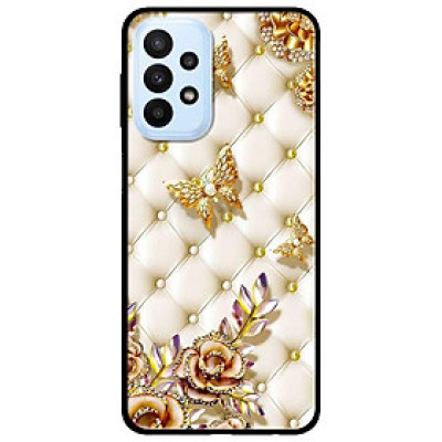 Ốp lưng dành cho Samsung A23 4G - A53 5G - A73 5G - Bướm Vàng Giả Da