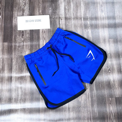 Quần đùi tập gym nam DO GYM SHOP thun poly không xù lông, thoáng mát, logo thêu