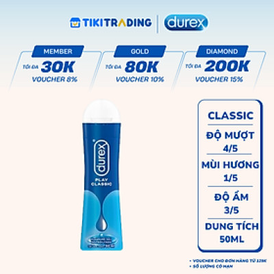 Gel bôi trơn Durex Play Classic 50ml