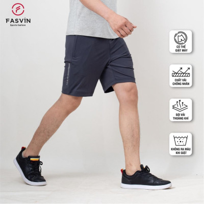 Quần Đùi Nam Thun Lạnh Cao Cấp FASVIN HL22497.HN Hàng Nhà Máy Chất Lượng Đặc Biệt