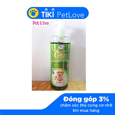Sữa tắm diệt ve rận, bọ chét, khử mùi trên chó Bio Care 450ml