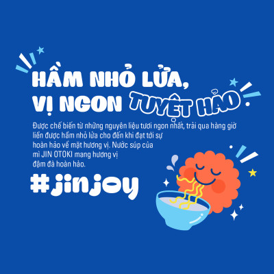 Thùng 20 gói mỳ Jin không cay 120g