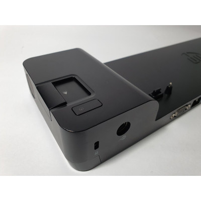 Bộ mở rộng cổng giao tiếp máy tính laptop HP 2013 UltraSlim Docking Station hỗ trợ mở rộng cổng kết nối cho máy như USB, Lan, Audio... - Hàng chính hãng