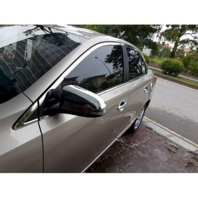 ỐP GƯƠNG CHIẾU HẬU MẠ CROM cao cấp dành cho xe TOYOTA VIOS 2014-2020: 