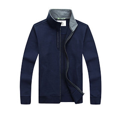 Áo khoác nỉ nam cổ đứng thời trang SITAKI cao cấp AN07