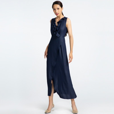 Đầm Maxi Đầm Dáng Dài Thời trang thiết kế Hity DRE090 (Xanh Thủy Thủ)