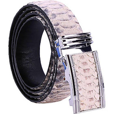 Thắt Lưng Nam Da Trăn VIP Huy Hoàng HT4321 - Da Nguyên Thủy