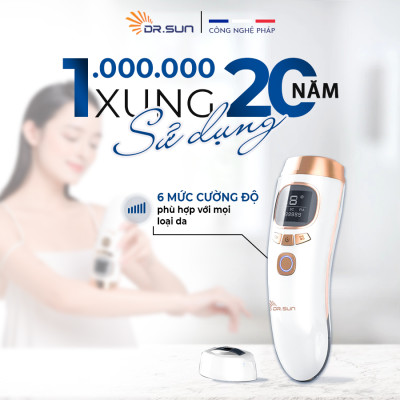 Combo máy triệt lông DR SUN PRO và máy tẩy tế bào chết DR SUN OLYMPUS