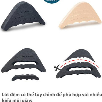 Combo 03 phụ kiện chuyên dùng mang giày cao gót êm chân (mũi tròn) - buybox - BBPK09-11-50