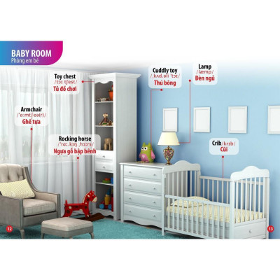 Sách - Từ Điển Bằng Hình Khám Phá Ngôi Nhà Của Bé - Song Ngữ Anh Việt - Việt Thư