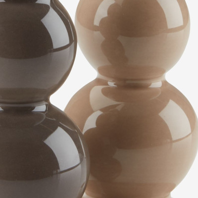 Chân nến | JYSK Andreas | gốm dolomite | nhiều màu | DK7xC13cm