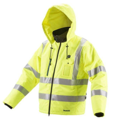 ÁO KHOÁC SƯỞI ẤM DÙNG PIN SIZE L(18V/14.4V) MAKITA DCJ206YL (KHÔNG KÈM PIN VÀ ĐẾ SẠC) - HÀNG CHÍNH HÃNG