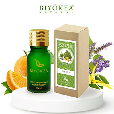 Tinh Dầu Hỗn Hợp Biyokea 5: Ylang + Hoắc Hương + Cam + Hoàng Đàn + Oải Hương (10ml)