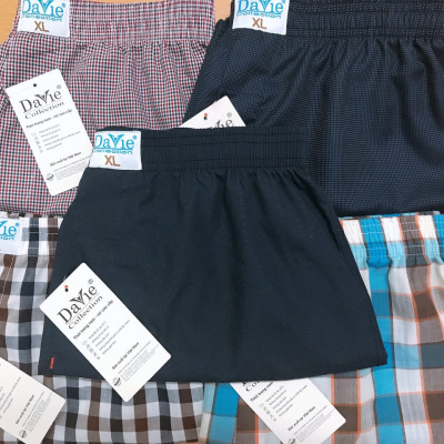 Combo 6 quần đùi mặc nhà nam cao cấp kate 100% cotton